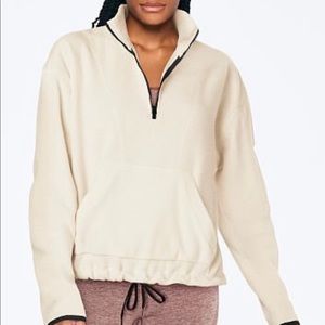 Victorias secret L Half Zip polar fleece new